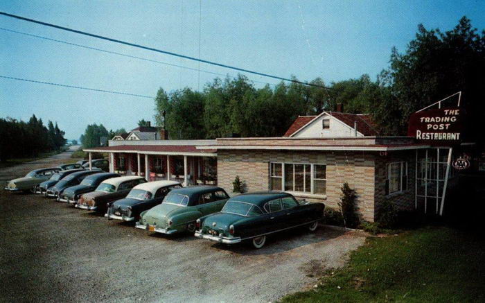 The Trading Post - Old Postcard (newer photo)